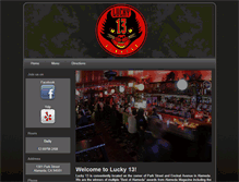 Tablet Screenshot of lucky13alameda.com